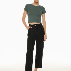 Aritzia Wilfred Free Brennan Utility Pants High Rise Carpenters Black Size 00